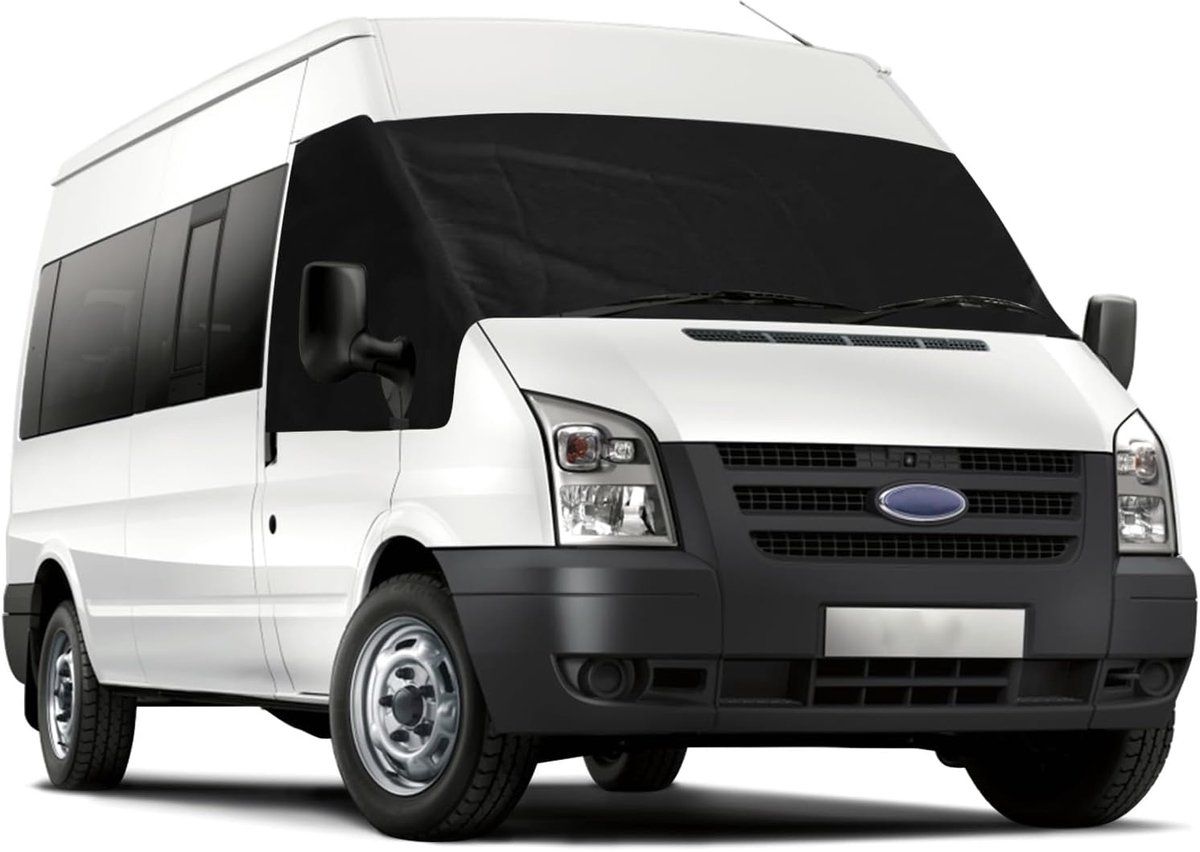 Voorruithoes Ford Transit Van MK7 H1 H2 2006-2013 - 100% verduisterend - weerbestendig - optimaal beschermd - ShopVlot