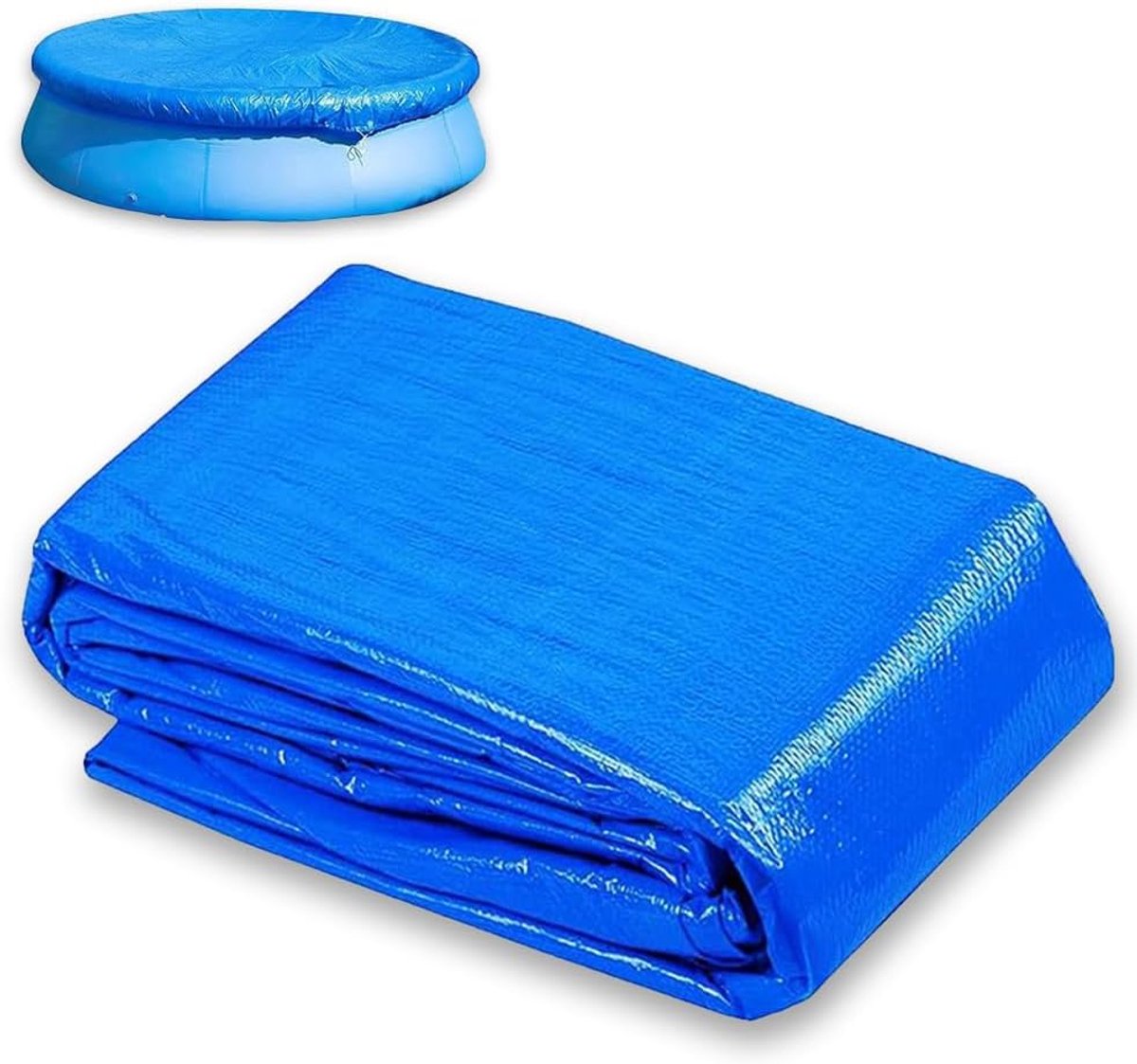 Ronde zwembadafdekking 280 cm - PE materiaal - Wind- en regenbestendig - Bescherming voor je zwembad - ShopVlot