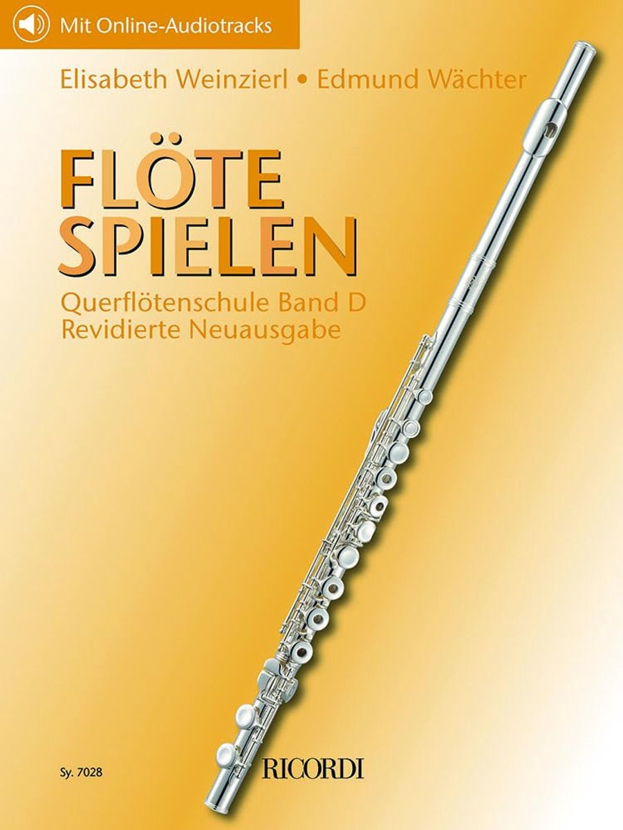 Dwarsfluit lesboek D - Ricordi Flöte spielen - leerzaam - ideaal voor beginners - ShopVlot