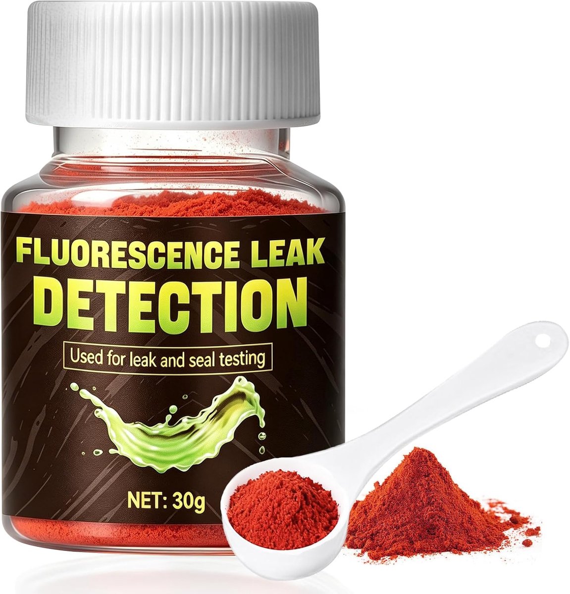 Fluorescein lekkagedetectie - sterke oplosbaarheid in water - sterke fluorescentie - detectie van leidinglekken - ShopVlot
