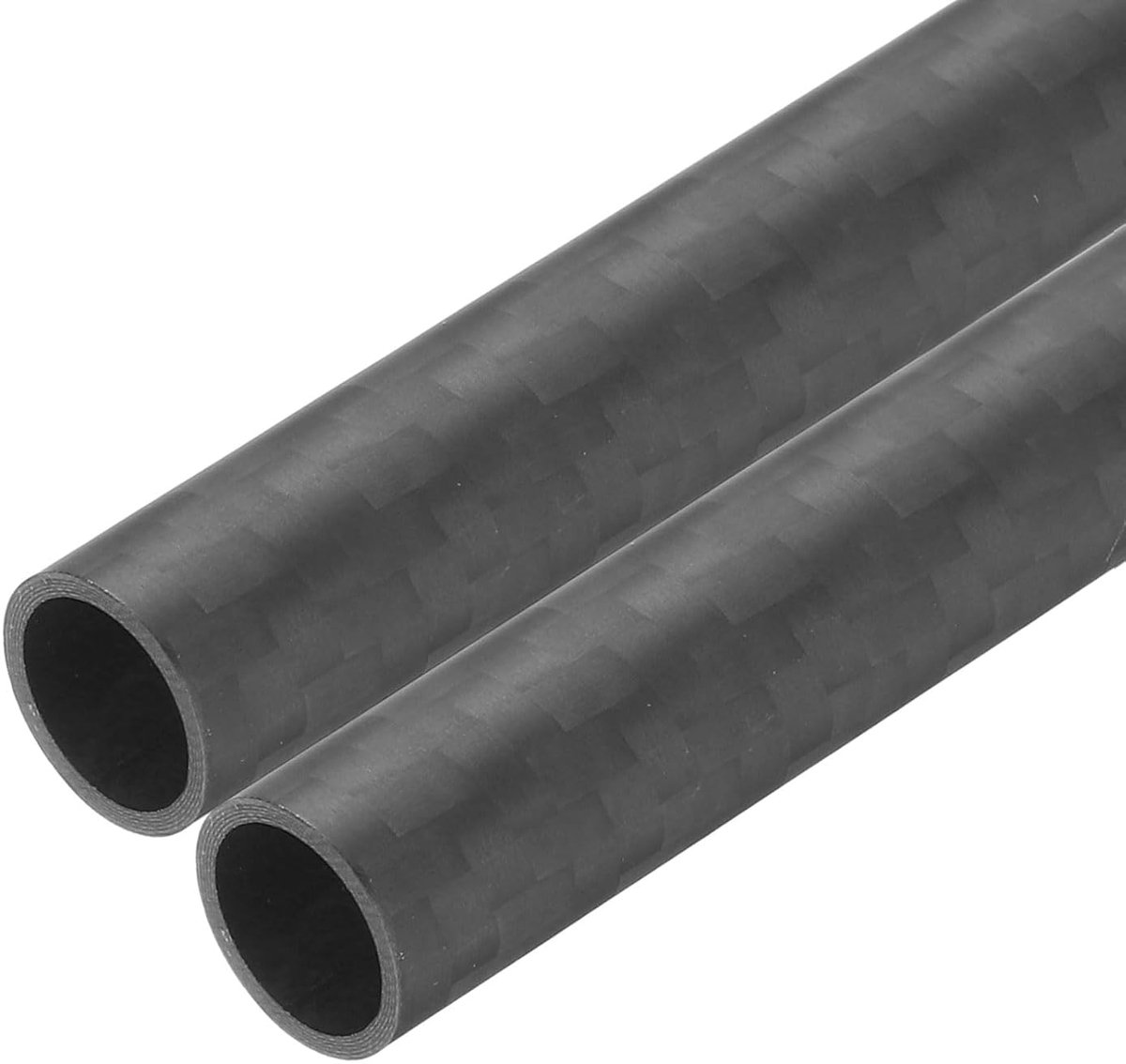 2 stuks carbon fiber tube 8 x 10 x 330 mm mat oppervlak staaf 3K roll wrapped pure carbon ronde buizen voor RC vliegtuig multicopter