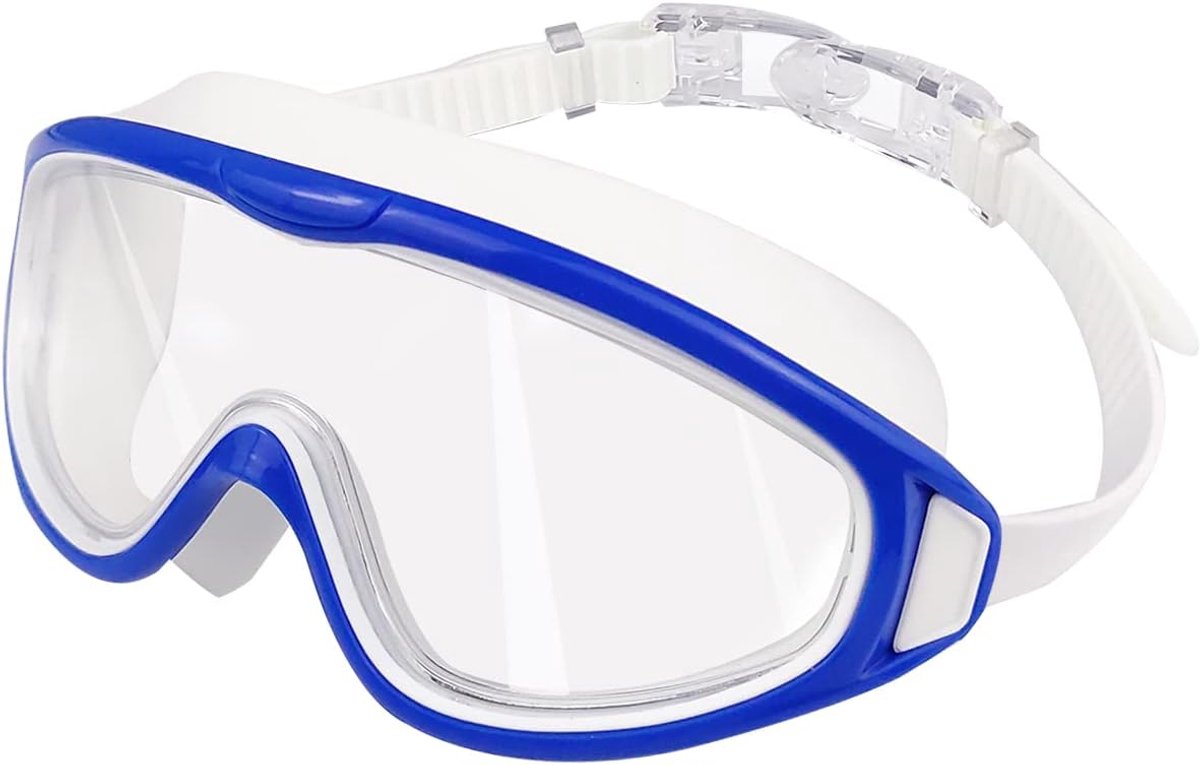 Kinderen zwembril - Kinderen zwembril Meisjes Jongens 4-12 Jaar Grotere Lens & Anti Fog