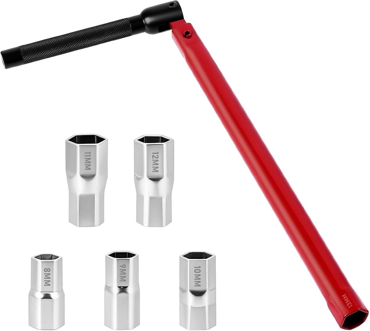 Kraanmoersleutel, staande kraansleutel Armatuursleutel Staande kraansleutel Kraan Montagegereedschap (rood)