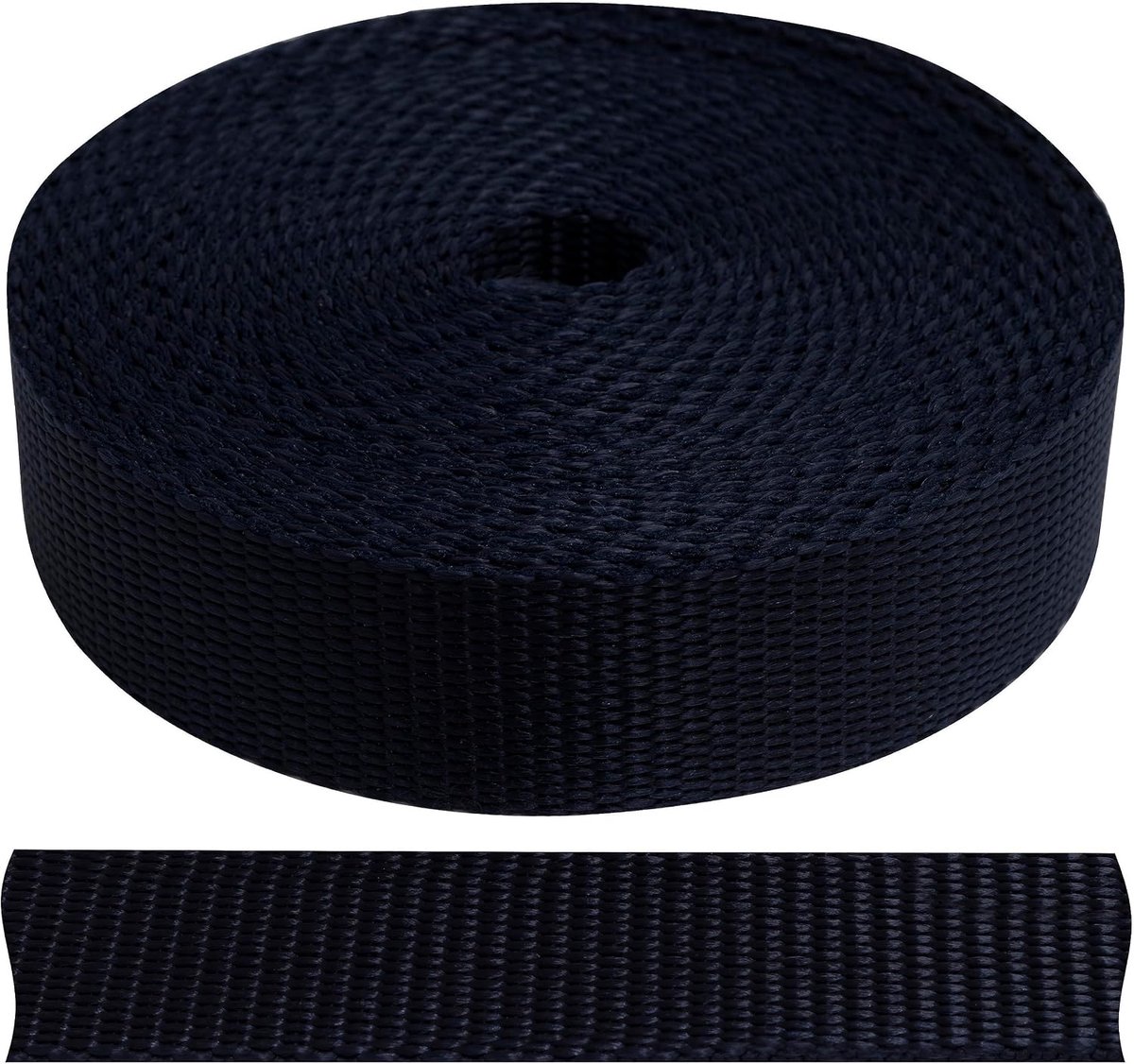 - C67808 - polyamide vlechtwerk - 5 m x 25 mm - blauw
