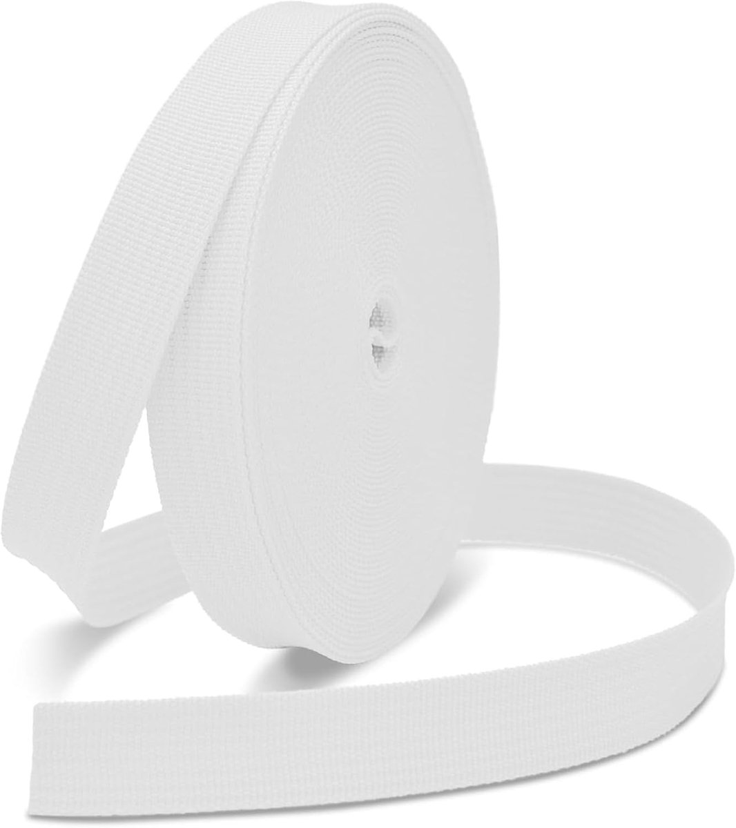 25 mm, polypropyleen band voor het naaien van stoffen banden, hondenhalsbanden, outdoor-activiteiten, 5,5 m, wit