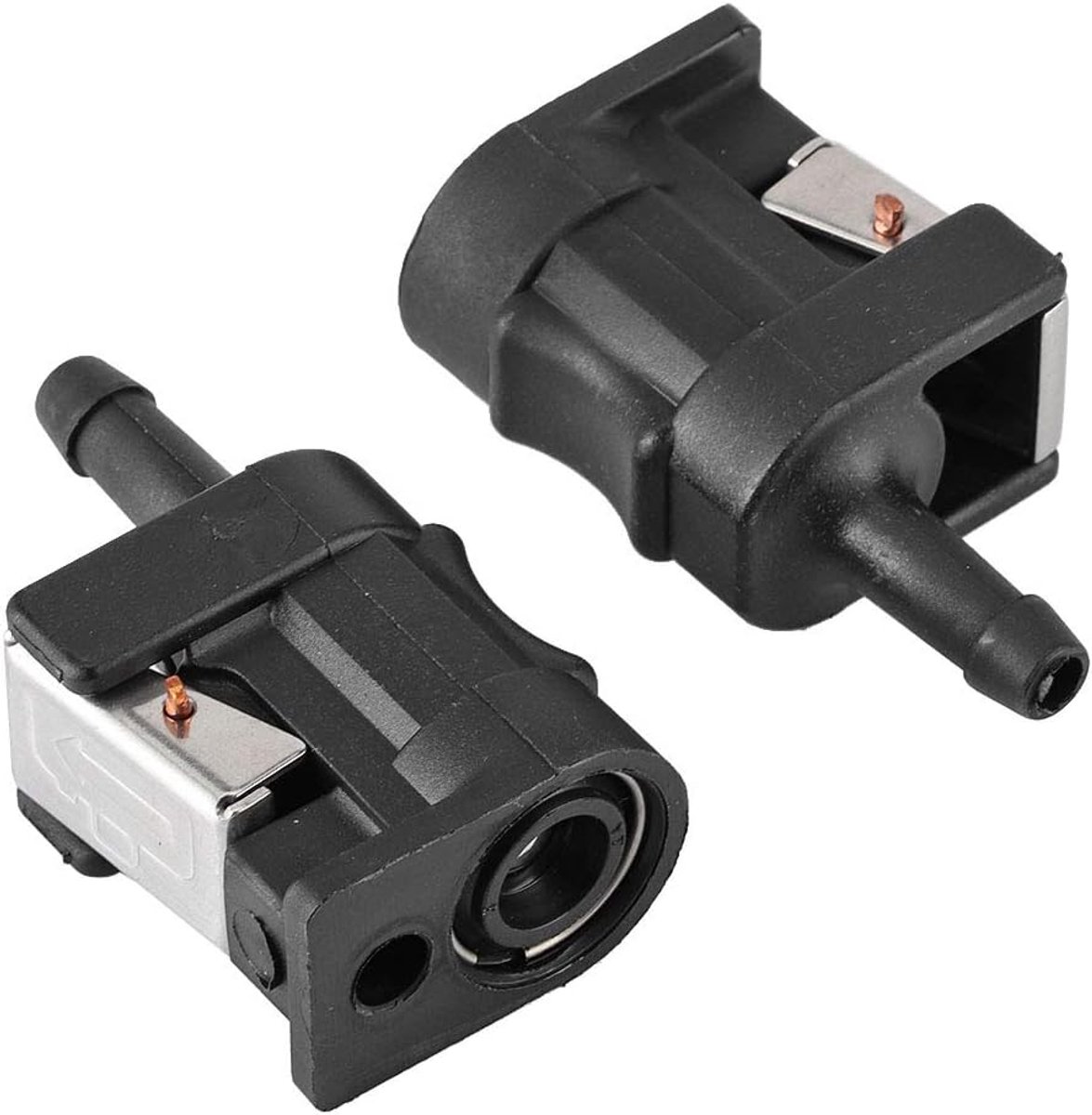 2 Stuks Brandstofleiding Connector , Boot Motor Brandstofleiding Connector Vervanging voor 8mm Buitenboordmotor