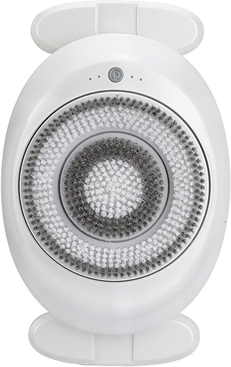 Elektrische Doucheborstel - Rugmassage Apparaat - Douchen en Masseren - Wandmontage Zonder Boren - 41x30x50 mm - Parel Wit