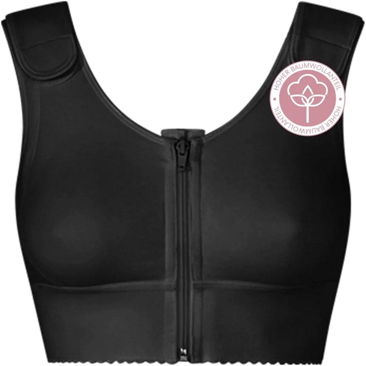 ABC breast care postoperatieve prothesebh compressie-bandage 519 Zwart
