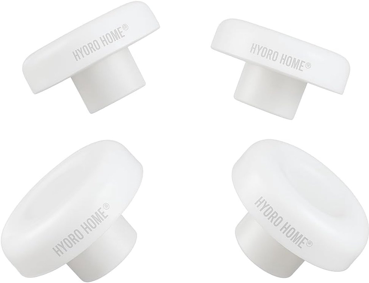 WC zitting bumpers rond 4 mm - plastic - eenvoudig te monteren - optimale bescherming - ShopVlot