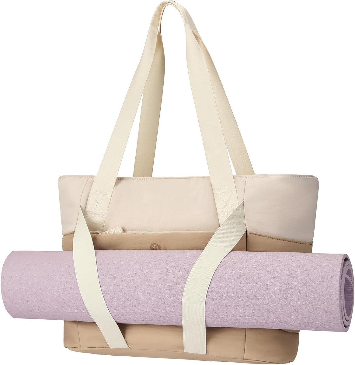 Reistas voor dames - Gevoerde draagtas - Inclusief schouderband - Ideaal voor yoga en sport - SnelShoppen