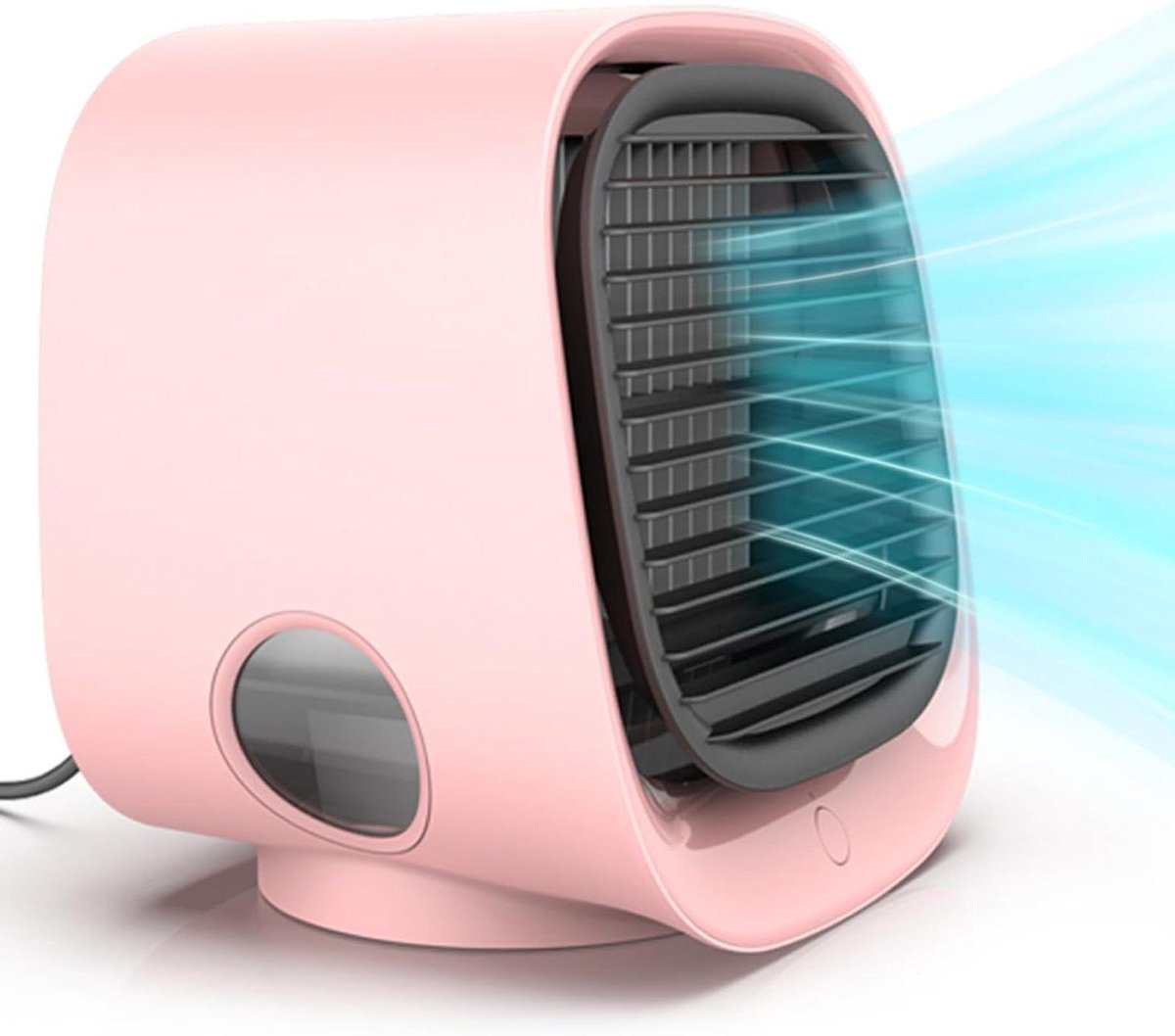 Draagbare Airconditioner - Verdampingskoeler Ventilator - Persoonlijke Koeling - Instelbare Luchtstroomrichting - Niet Gespecificeerd - Roze