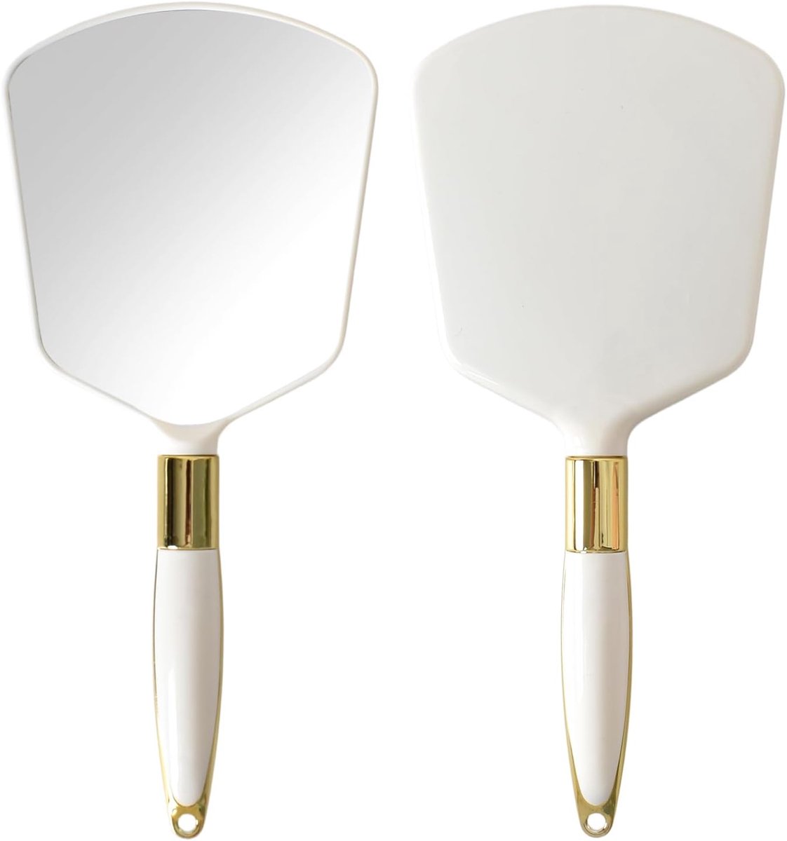 Cosmetische spiegel met handvat - Professionele handspiegel - Ergonomisch ontwerp - Perfect voor onderweg - SnelShoppen