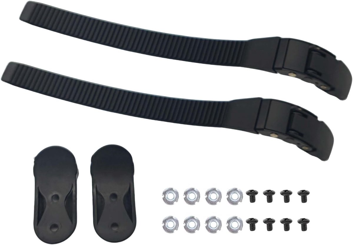 Skate bevestigingsriemen 2 stuks - nylon - vervangende gespen - gemakkelijk te installeren - SnelShoppen