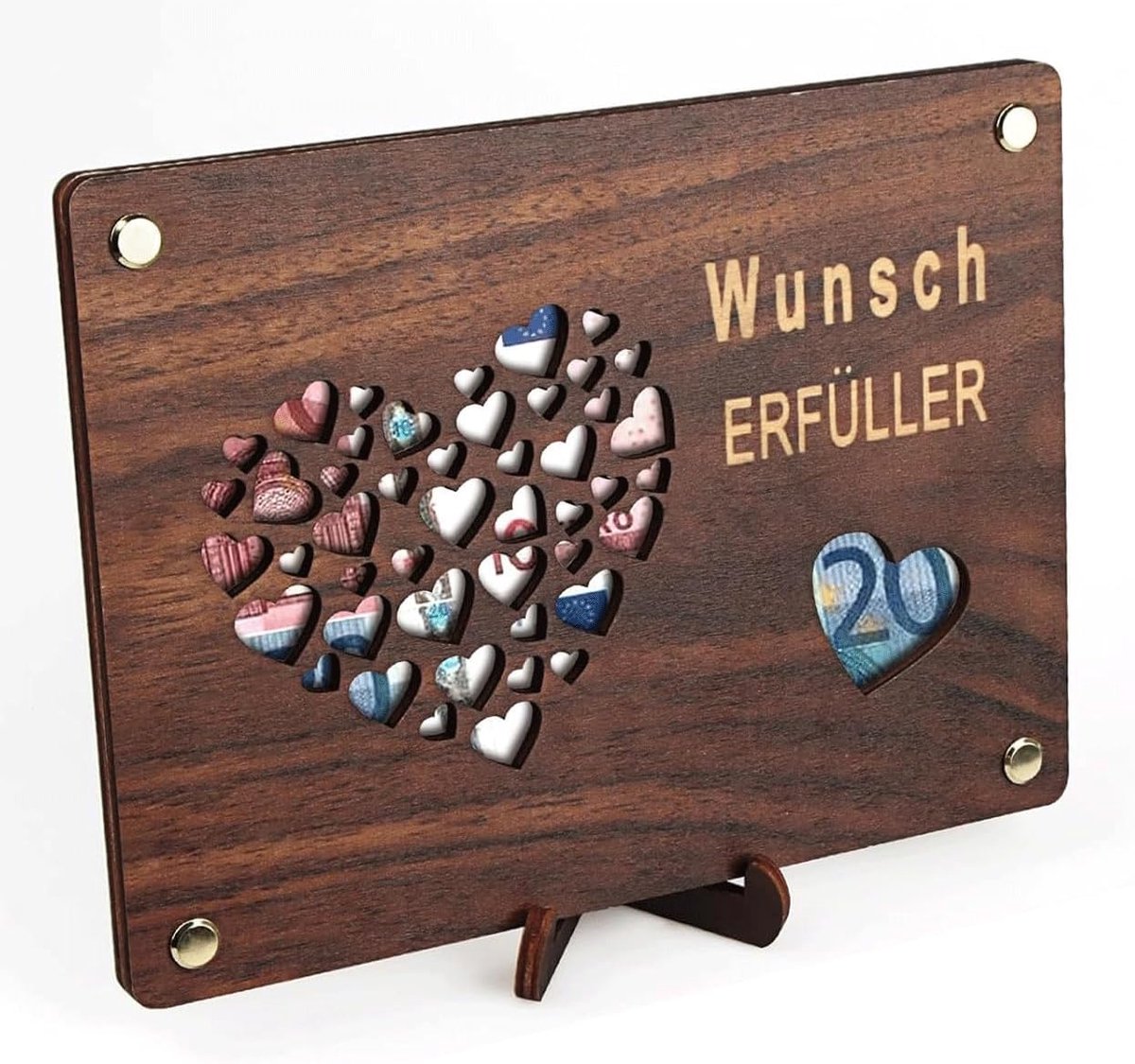 Geldcadeaus verjaardag hart - Origineel ontwerp - Vrolijke uitstraling - Perfect voor elke gelegenheid - SnelShoppen