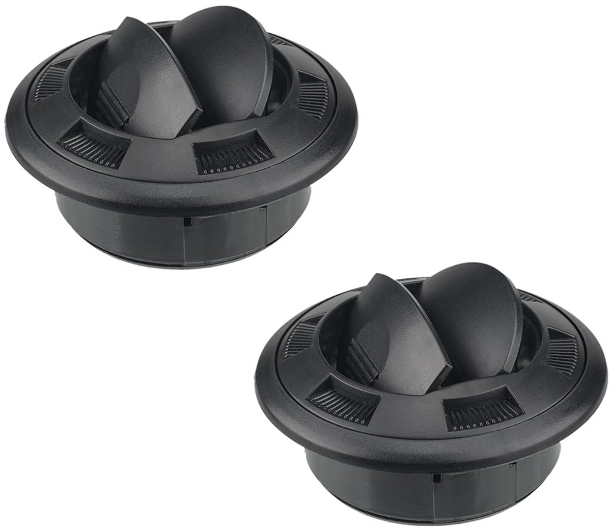 Airconditioning afvoer 75mm - universeel ABS materiaal - 360° rotatie - ideale ventilatie voor caravan - SnelShoppen