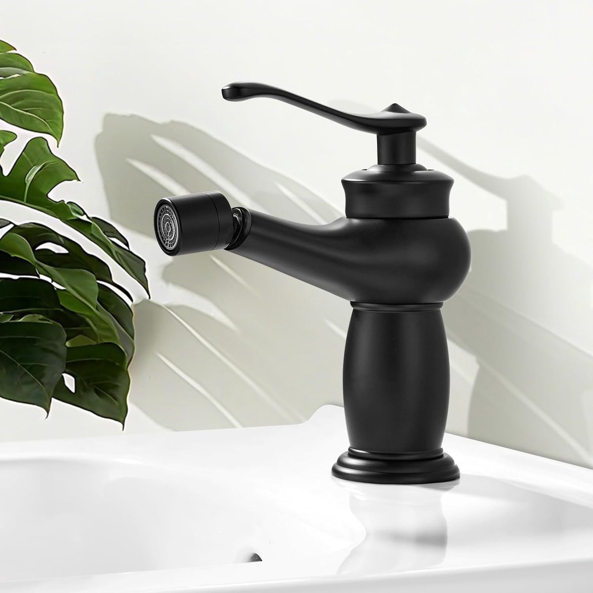 Bidet Single Lever Tap, Black - ShopVlot
