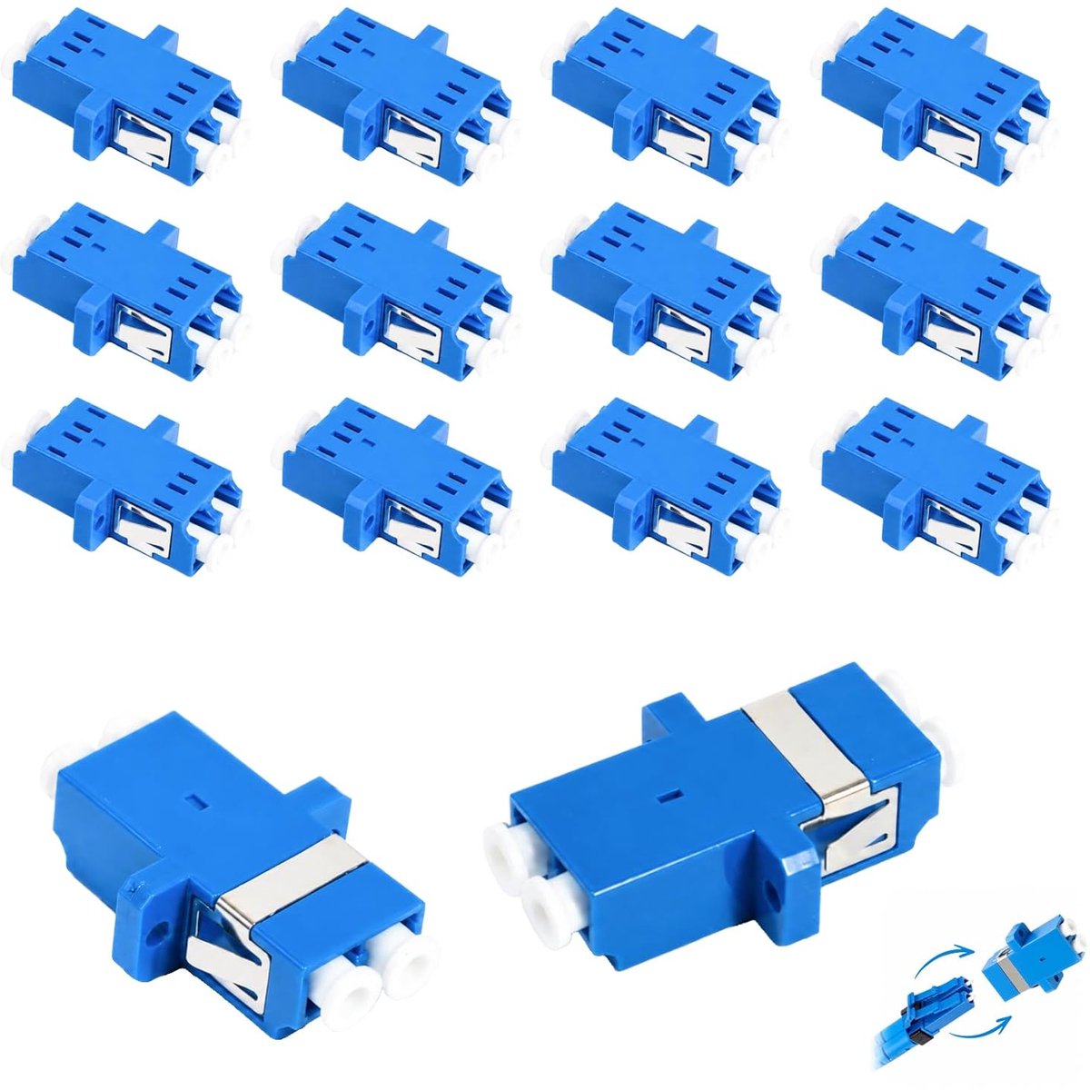 Glasvezelkoppeling LC naar LC - Monomode UPC Duplex - Laag verlies - Betrouwbare signaalverlenging - ShopVlot
