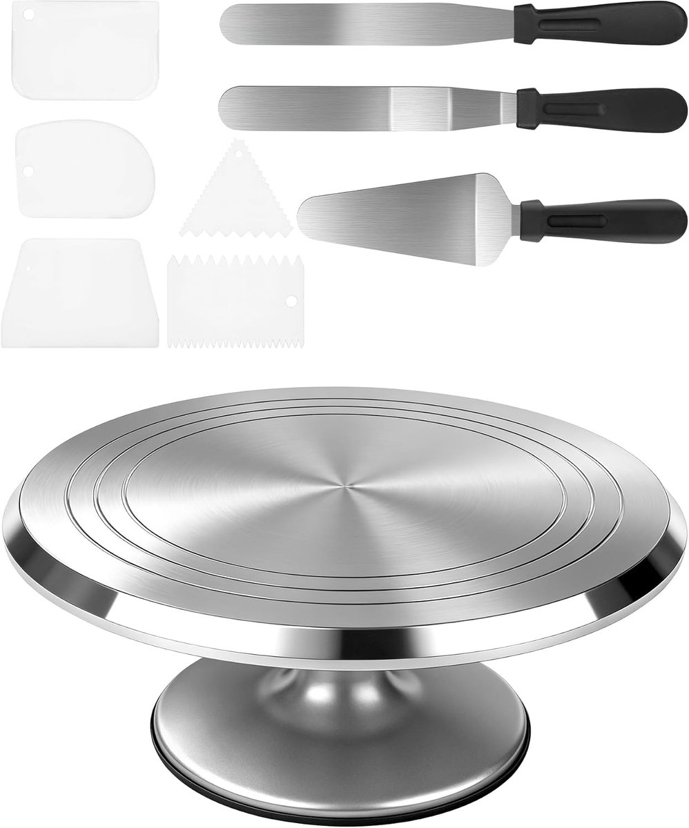Cake plate rond - porselein - elegant design - ideaal voor taarten - ShopVlot