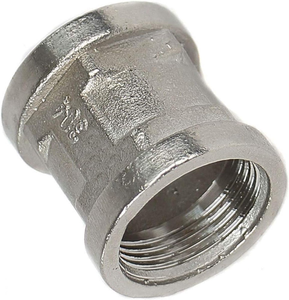 Draadverbinder 1/2 inch - RVS 304 - vrouwelijke draad - ideaal voor water- of luchtleidingen - ShopVlot