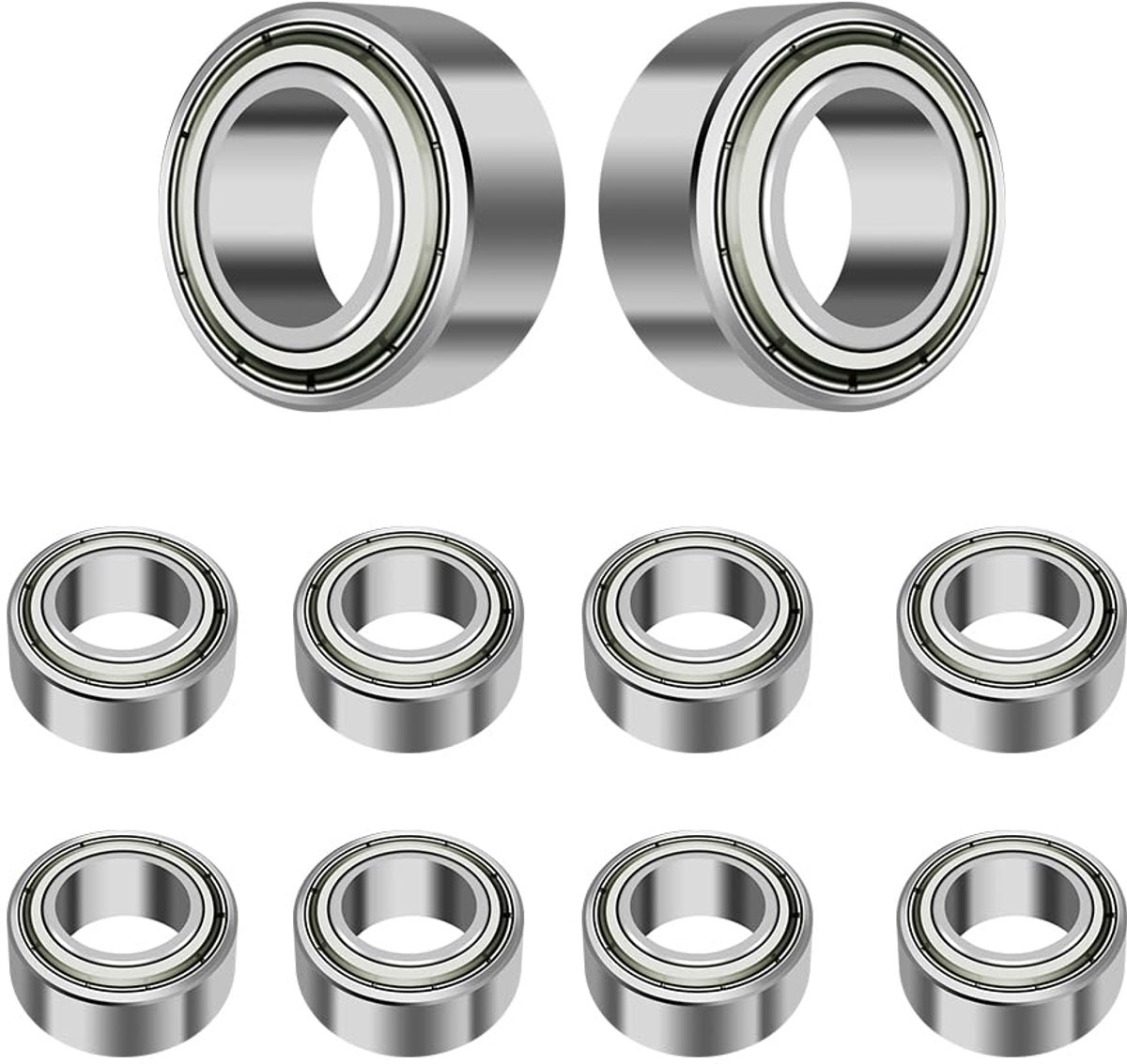 Kogellagers 684ZZ 4mm x 9mm x 4mm - Vooraf gesmeerd - Dubbele afdichting - Duurzaam en stil - ShopVlot