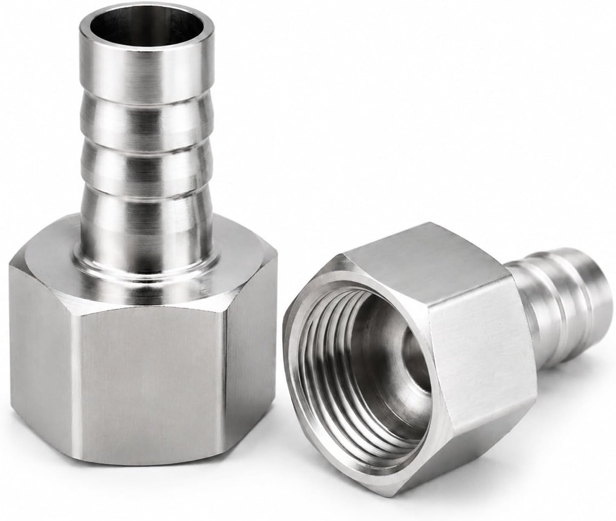 Slangtuit 10 mm OD Barb - 1/2 inch BSP zeskantige binnendraad - ideaal voor waterafvoer - ShopVlot