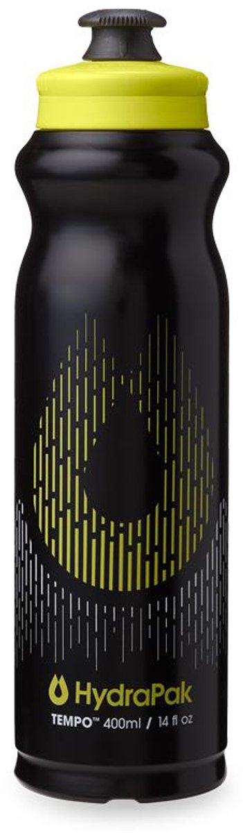 Hydrapak TEMPO PRO 400ml Black - Drinkfles
