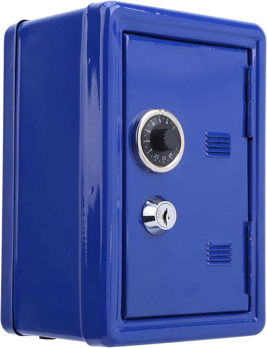 Mini spaarpot voor kinderen - metalen spaarbox met sleutel - veilig en kindvriendelijk - ShopVlot