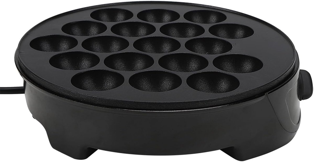 Takoyaki maker 18 grids - mini elektrisch - multifunctionele bakvorm - snel ontbijt maken - ShopVlot
