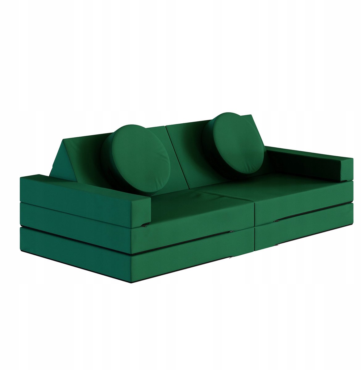 Modulaire kinderbank, speelbank, 160 cm waterdichte stof