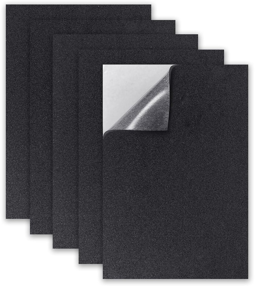 Zelfklevende schuimplaat 200 x 300 mm - neopreen rubber - schokabsorberend - ideaal voor meubels - ShopVlot