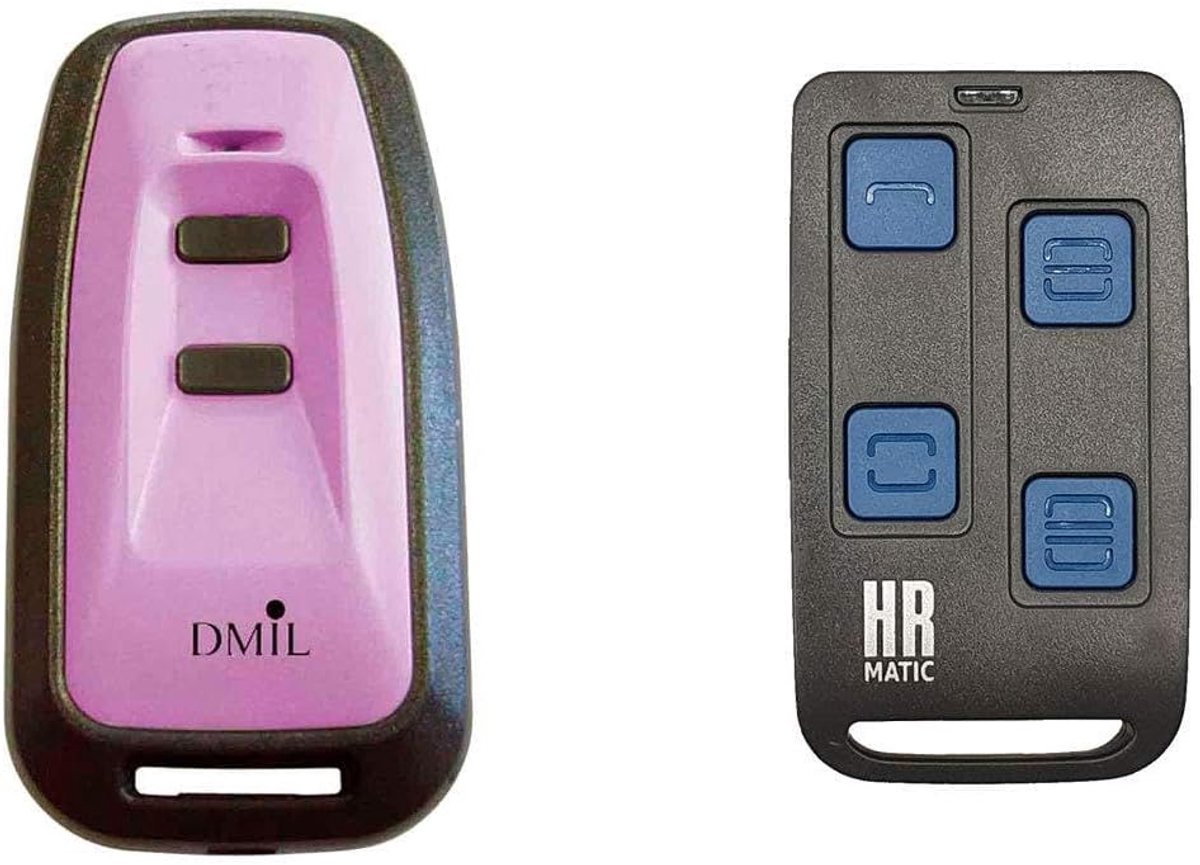 Universele afstandsbediening garage HR MULTI 3 - 868 MHz - combineer tot 4 remotes - eenvoudig kopiëren - ShopVlot