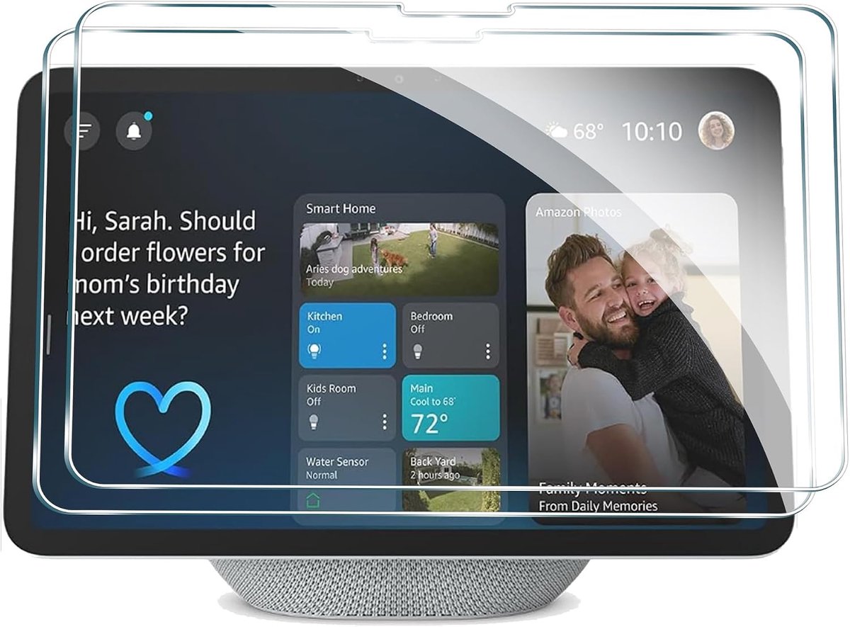 Protectief folie voor Amazon Echo Show 11 2025 - Tempered glas - HD helder - Volledige bescherming - ShopVlot