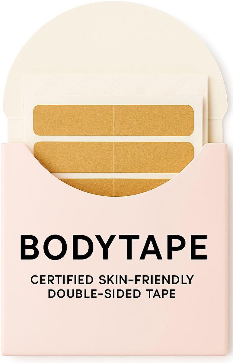 Dubbelzijdige tape transparant - hypoallergeen - zonder resten - ideaal voor kleding en gevoelige huid - SnelShoppen
