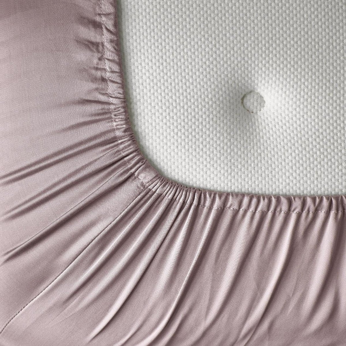 Hoeslaken 90 x 200 x 30 cm - 100% TENCEL™ Lyocell satijn - Antiallergisch & ademend - Ultiem slaapcomfort - SnelShoppen