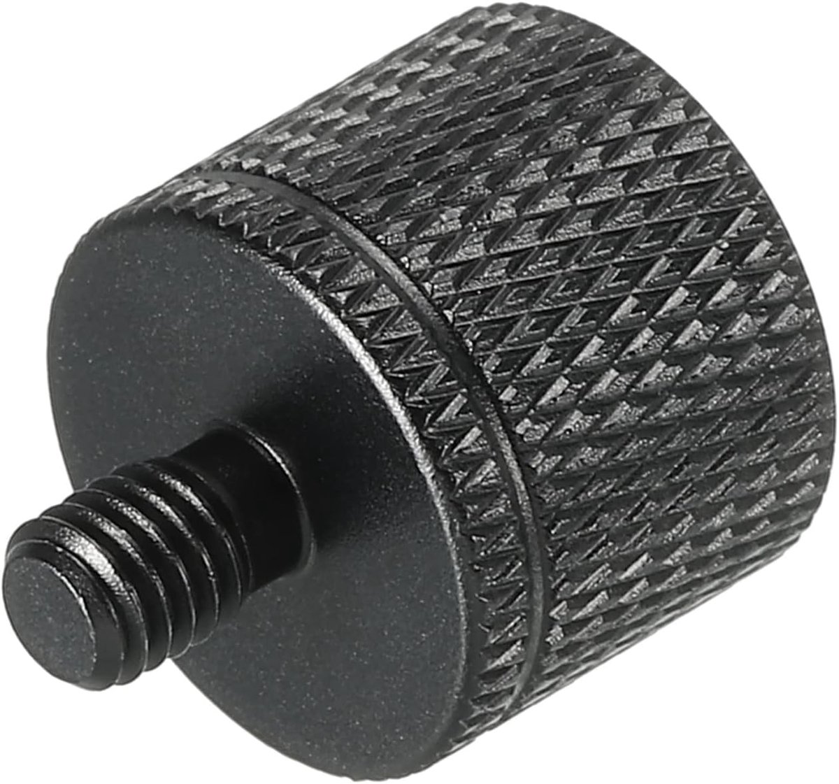 sourcing map Microfoonstandaard adapter 1/4 bus naar M5 stekker camera schroef zwart