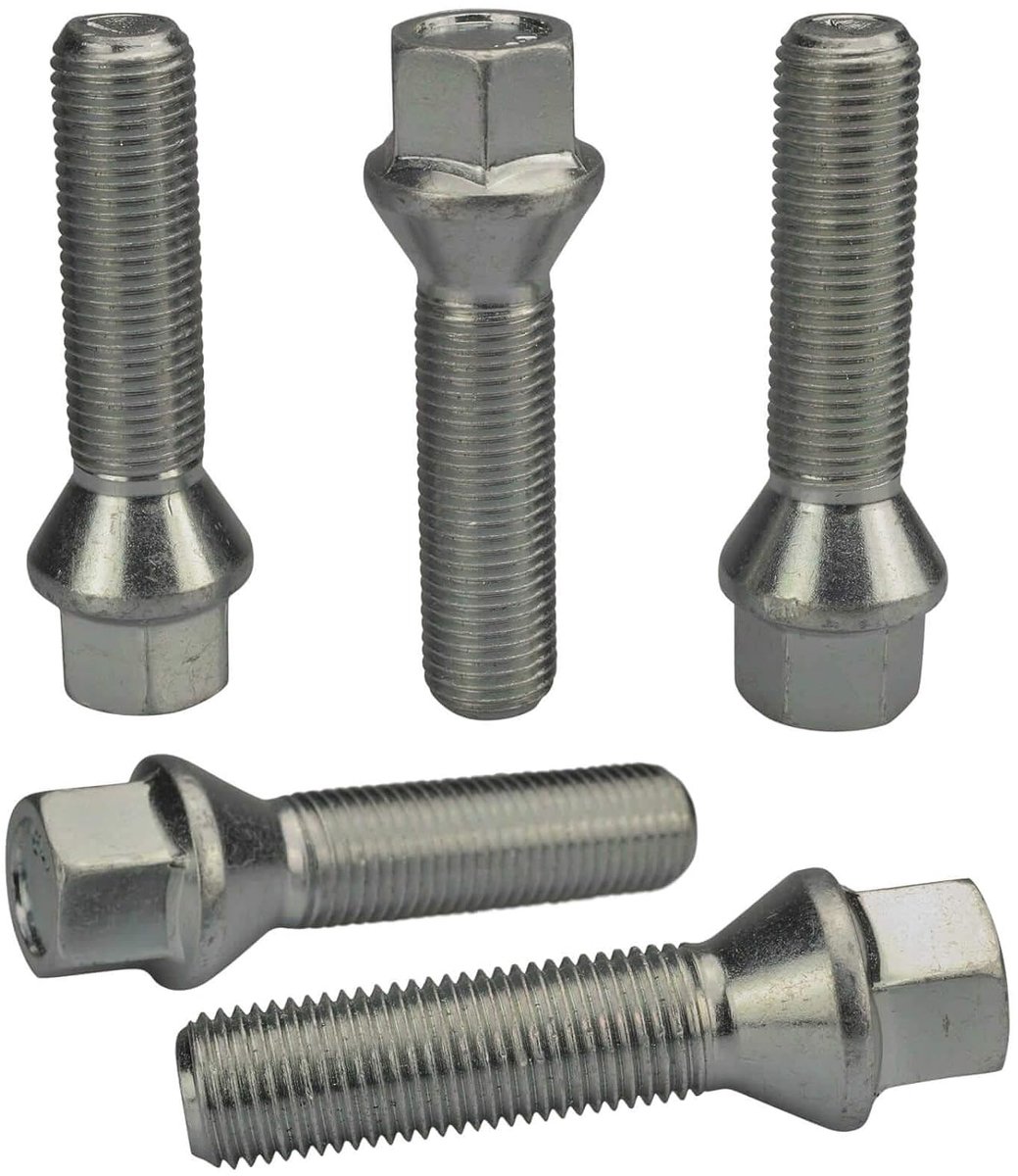 Bouten wielbouten M12x1,5 schachtlengte: 28 mm kegel 60° conisch SW17