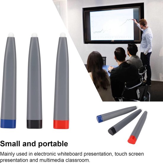 3-delige Styluspennen, Interactieve Whiteboard-pen voor Touchscreen Smartboards, Touchscreen-pen Tablet-stylus voor Whiteboard-multimediascherm — afbeelding 3