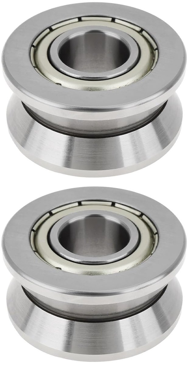 Lord of the Tools 2 stuks V-groef kogellager LV202-41ZZ 15 * 41 * 20 mm lager voor CNC gereedschapsmachines snijmachines geautomatiseerde geleiderails