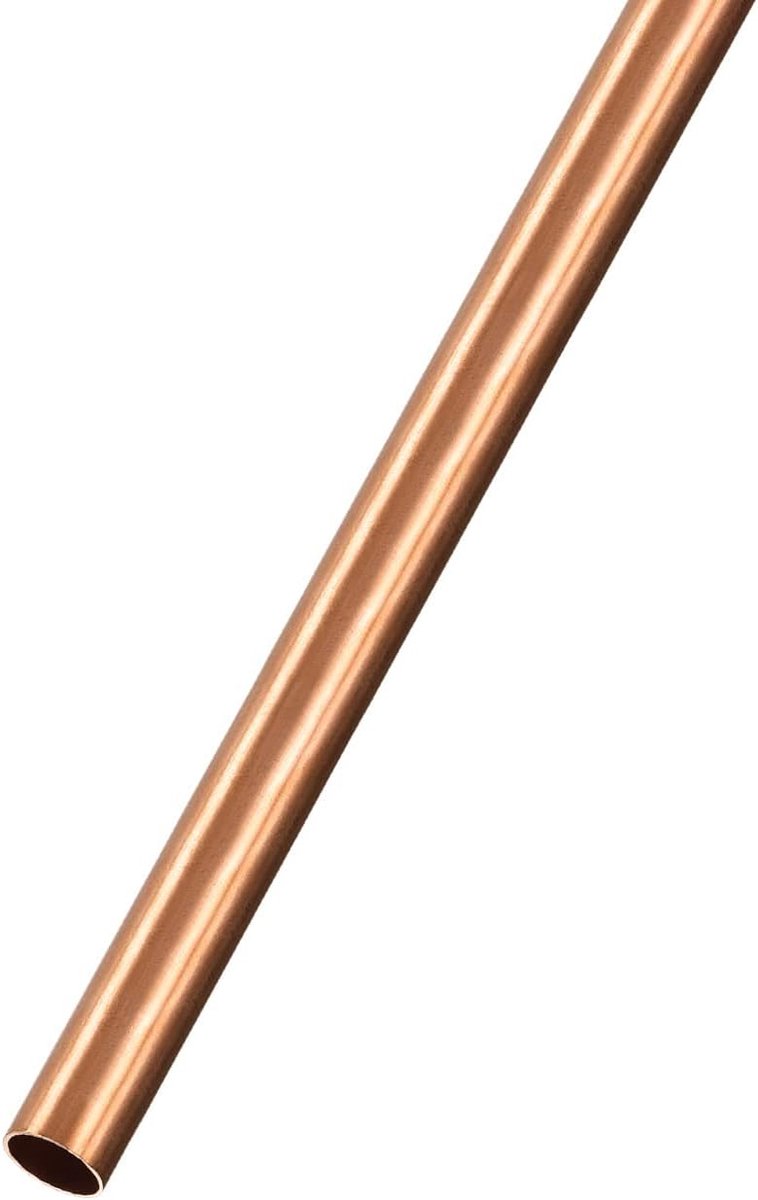 Koperen buis (8 mm AD x 0,25 mm wand D x 300 mm L) rechte slangen - voor huishoudelijke apparaten machines DIY handwerk