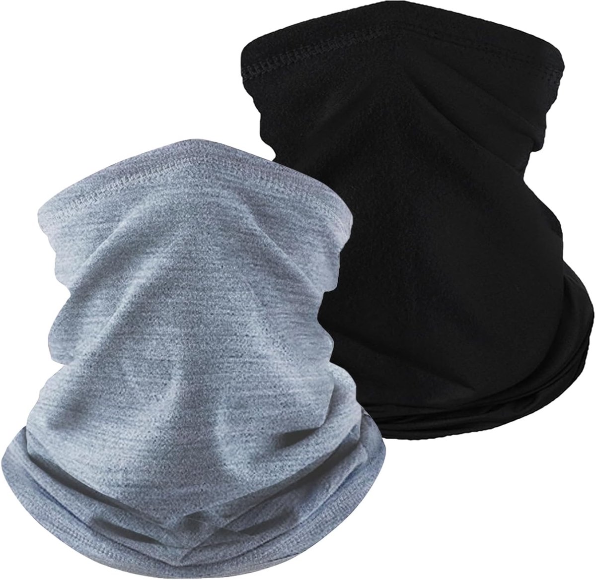 Colsjaal voor heren, multifunctionele doek, sjaal, fleece, halsdoek, winddicht, halswarmer, skimasker voor fiets, motorfiets, skiën