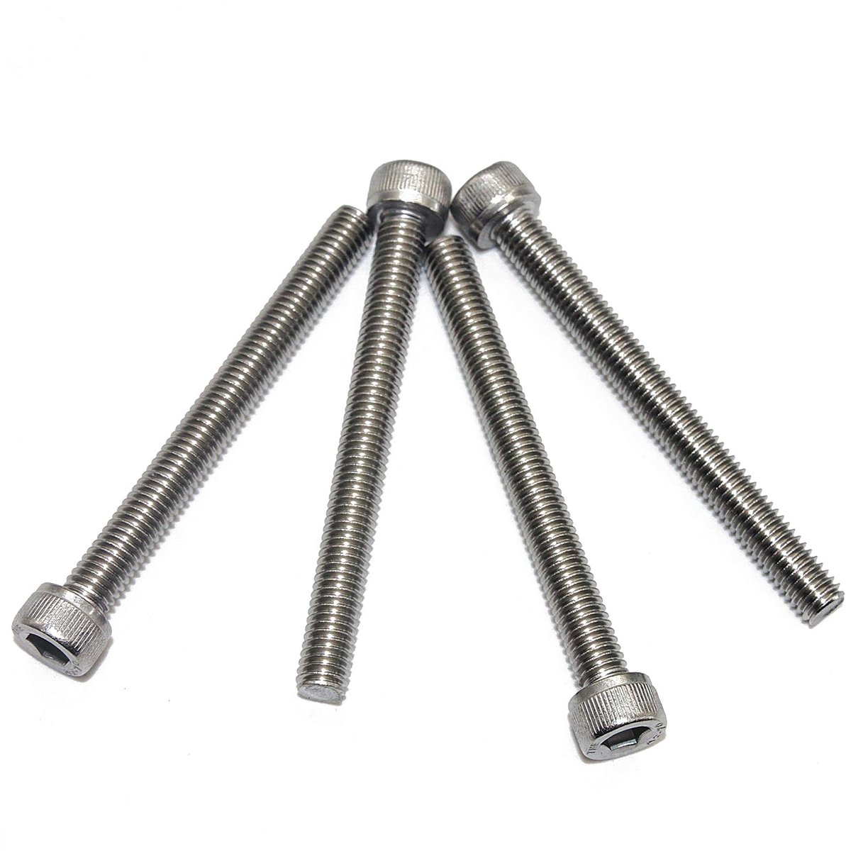 10-delige cilinderkopbouten, DIN 912, A2-70 roestvrij staal, M 5 x 55 mm cilinderschroeven