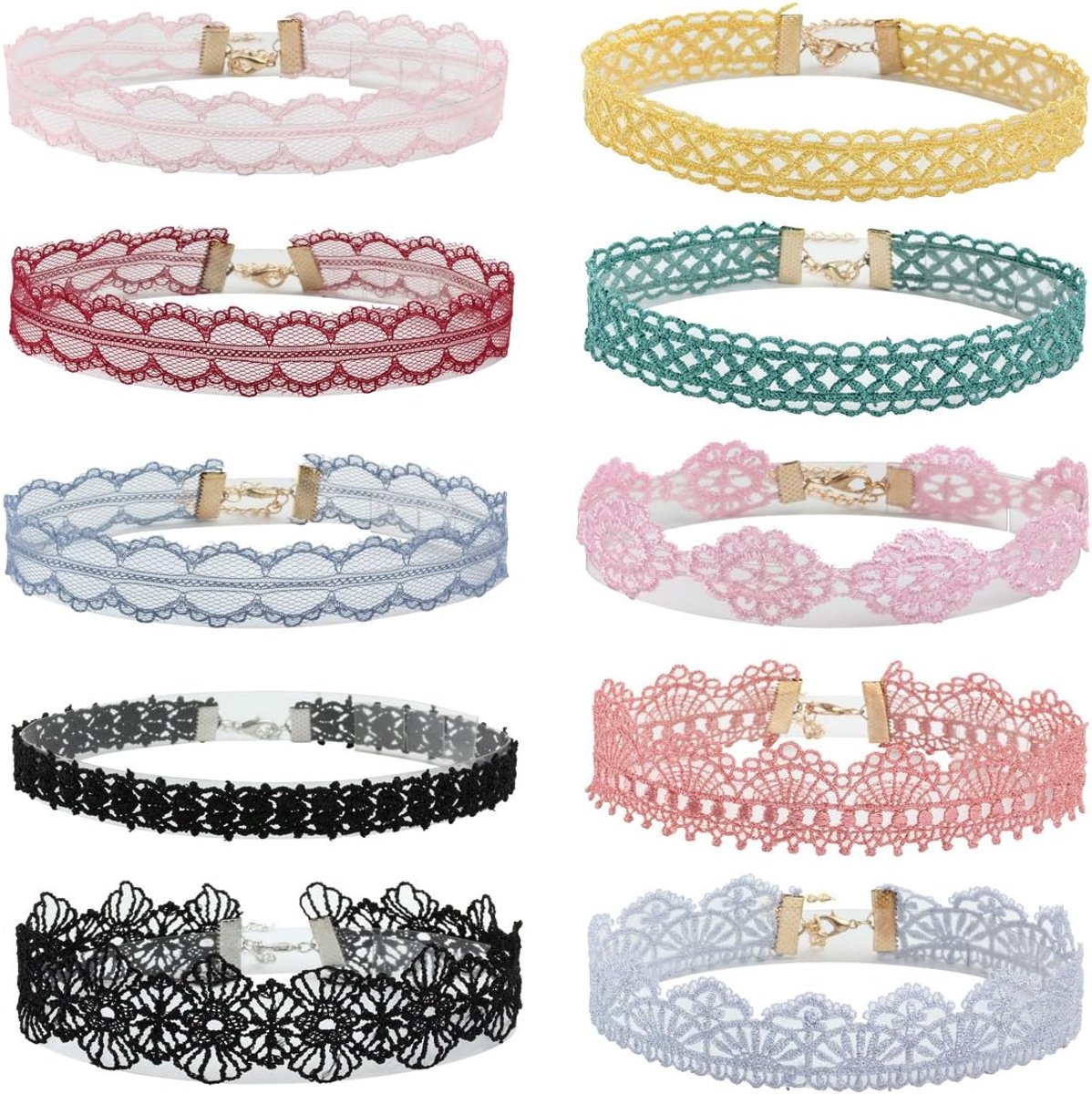 Hondenhalsband - Velvet - Kantontwerp - Gothische tattoo stijl voor een trendy look - SnelShoppen