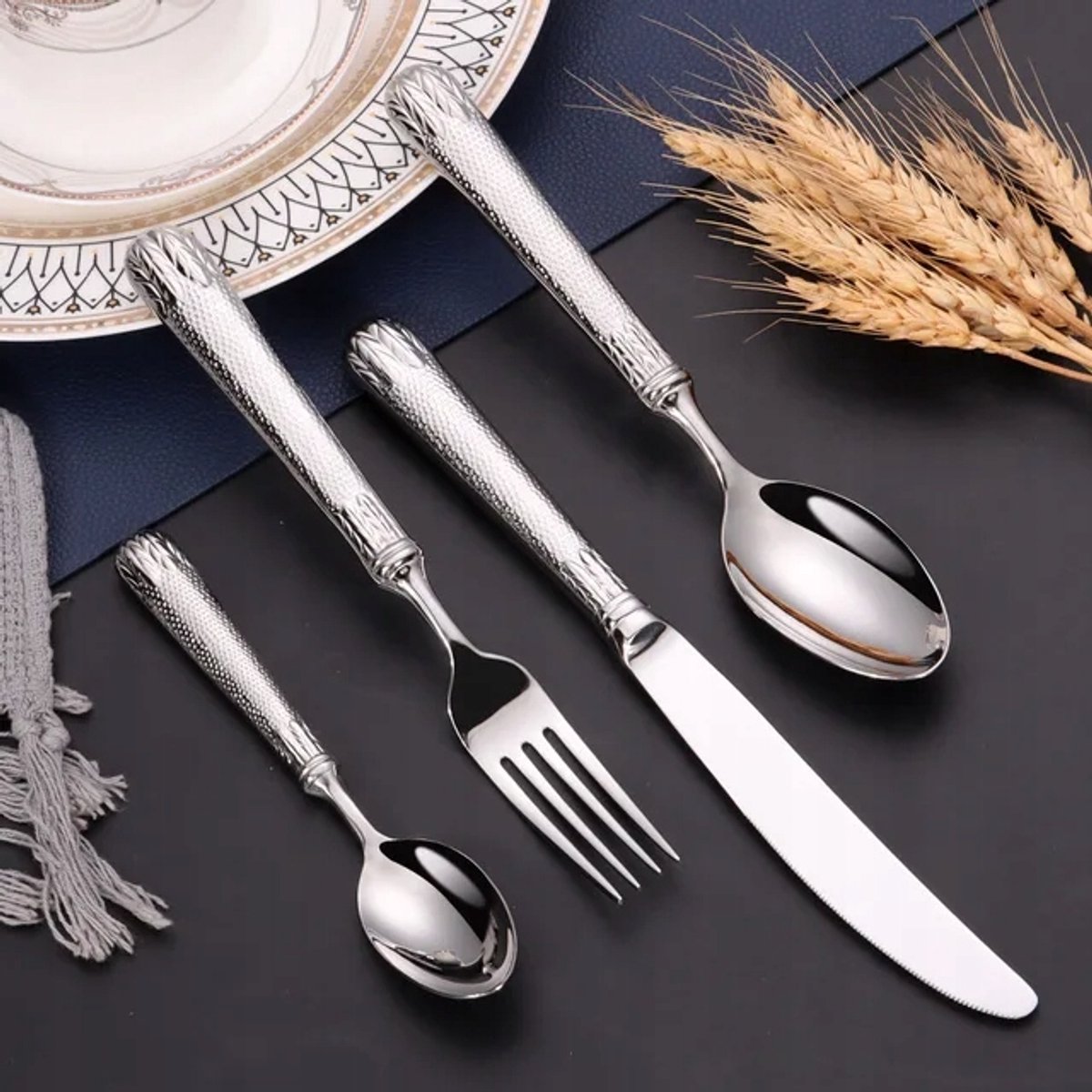 Zellerfeld Zilver Bestek 24-delig - 6 Persoons - Luxe Design