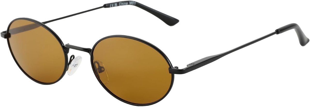 Ovale Retro Zonnebril Voor Vrouwen Mannen UV400 Gepolariseerde Bril Unisex Vintage Stijl Klassieke Tinten