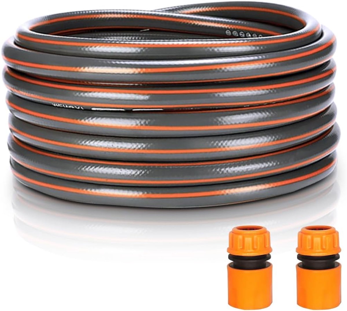 Tuinslang 10 m, waterslang tuin 1/2 inch van pvc, flexibele slang, vorstbestendig, uv-bestendige irrigatieslang voor irrigatie van grote tuinen, voor irrigatie van balkon, terras