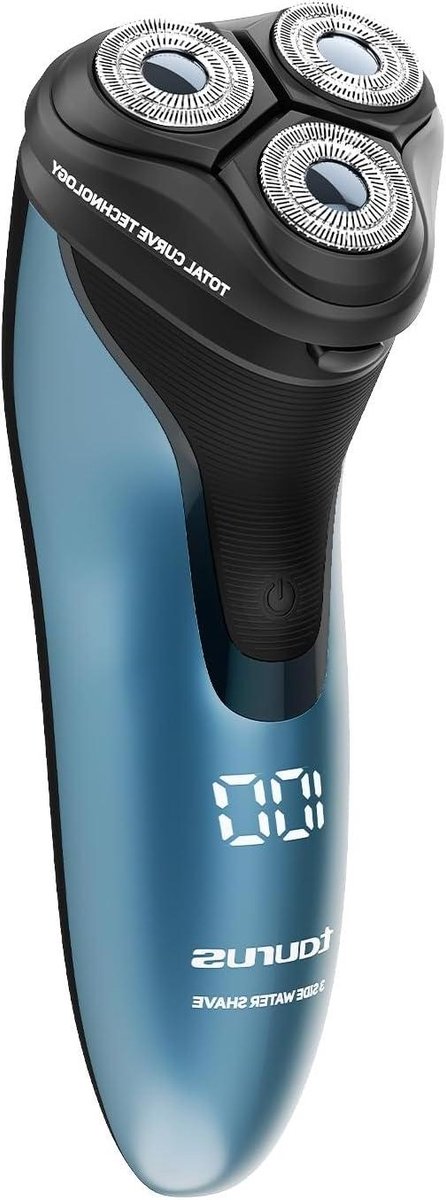 Elektrisch scheerapparaat - Scheerapparaat heren - Glad scheren - Total Curve Technology - 100 min autonomie - Zwart