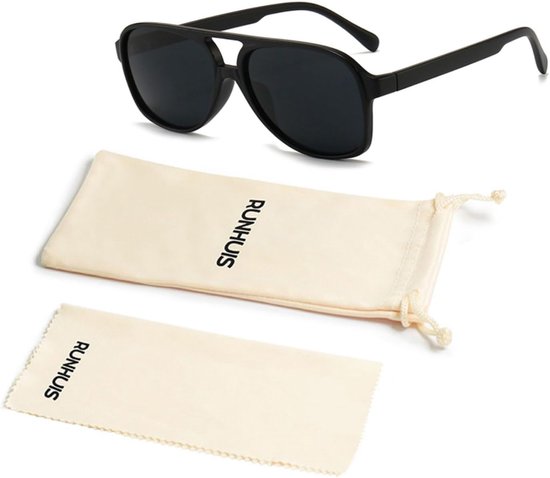 Jaren 70 gepolariseerde zonnebril voor heren, dames Vintage klassiek oversized pilotenbril — afbeelding 4