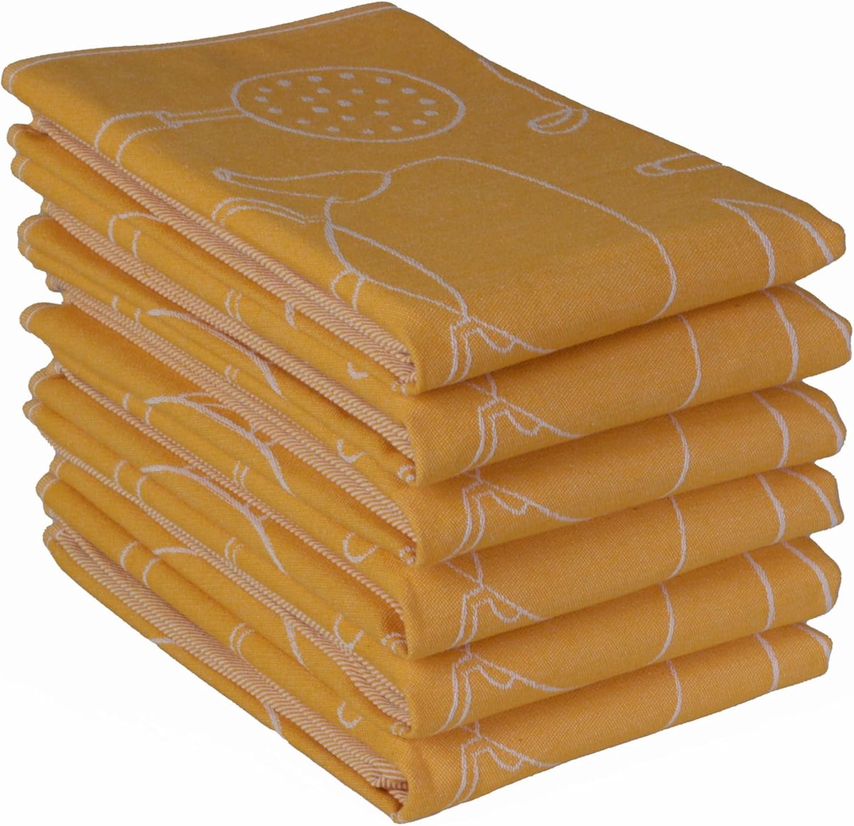 Keukenhanddoeken set 6 stuks - 50x70 cm - 100% katoen - hoge absorptie & duurzaam - SnelShoppen