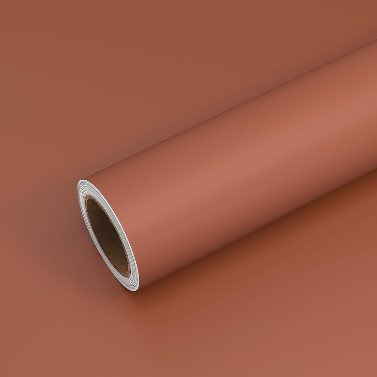 Plakfolie, verbrand oranje, zelfklevend behang, vintage, 40 cm x 900 cm, meubelfolie, oranje behang, slaapkamer, zelfklevend wandbehang, woonkamer, vinylbehang, afneembaar