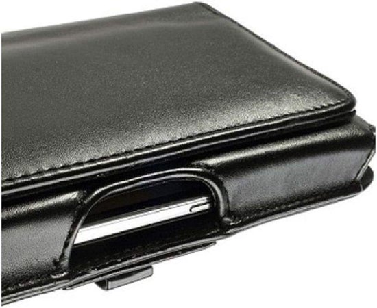 Cover Executive Horizontal and Clip Metal voor WIKO SUNNY 5 (2020) - Black — afbeelding 3